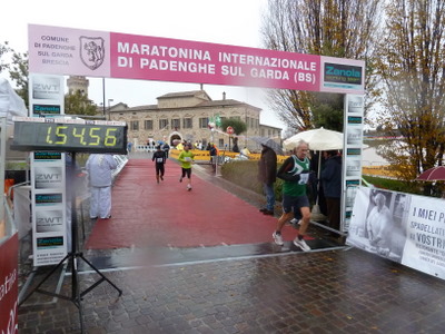 Enzo Gallotta al traguardo...
