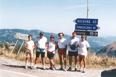 Foto ricordo al Passo Della Raticosa...
