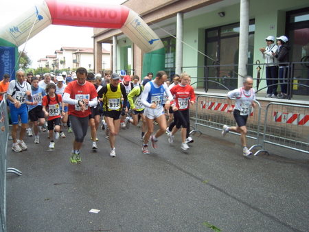 Adulti e Junior insieme alla partenza...