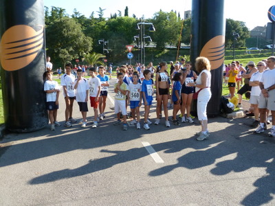 I ragazzi al via...