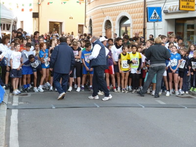 La partenza dei ragazzi....