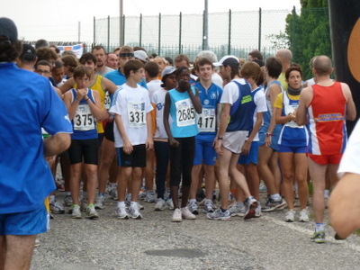 Junior e adulti pronti alla partenza....