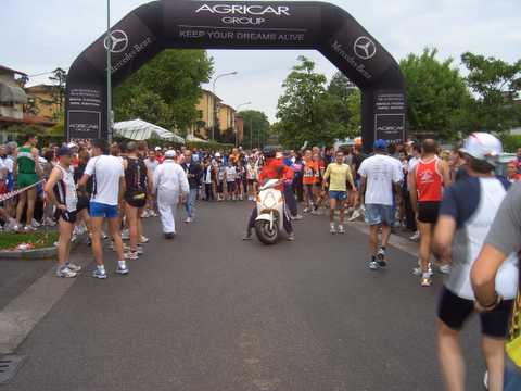 Pochi istanti al via dei ragazzi