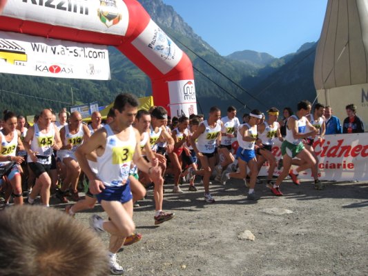 La partenza della Blumon Marathon 2009...