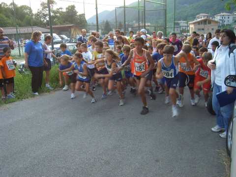 I ragazzi alla partenza...
