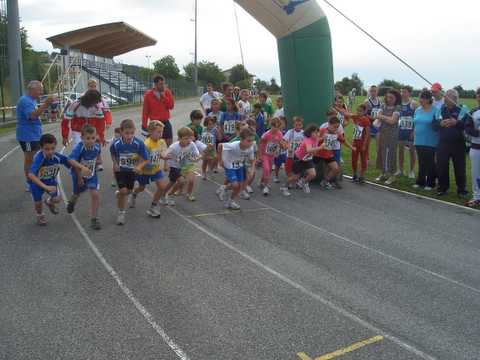I più piccoli alla partenza...