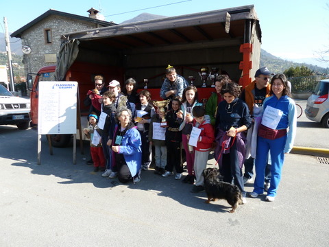 La premiazione dei Gruppi....