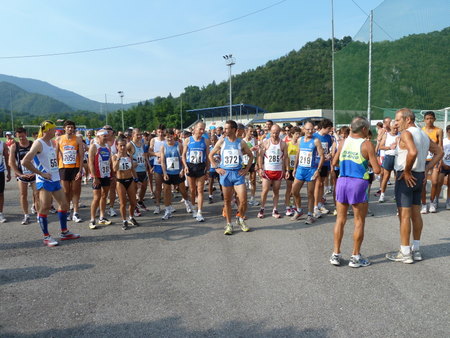 Adulti e Junior in attesa del via....