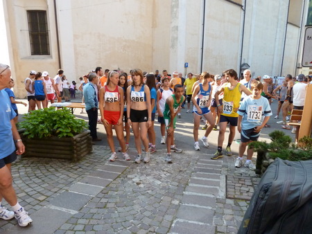 Gli Junior alla partenza....